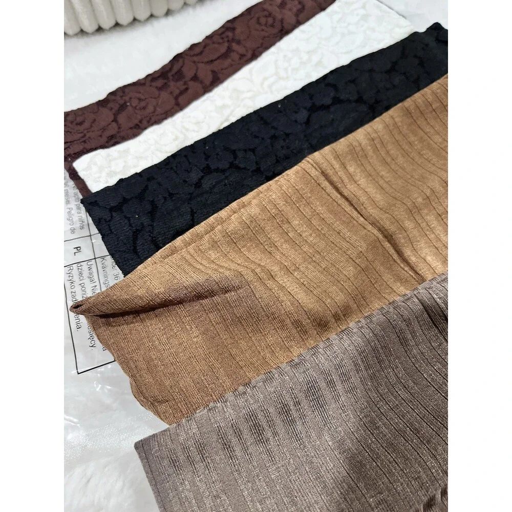 5 Pcs Wide Lace Headbands for Women